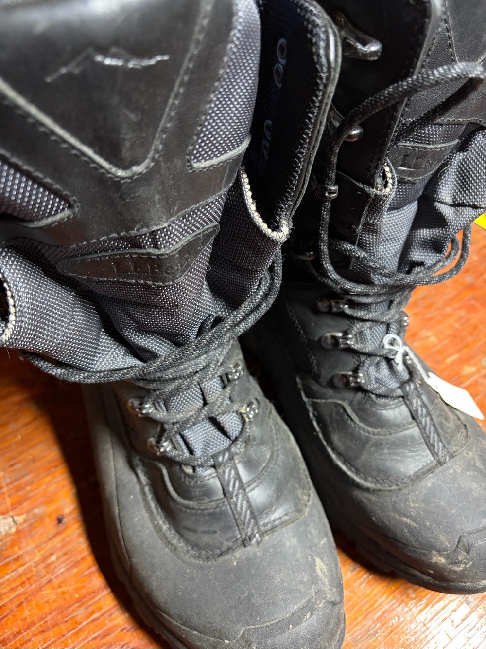 Men's LLBEAN Black Tactical Lace-Up Boots
